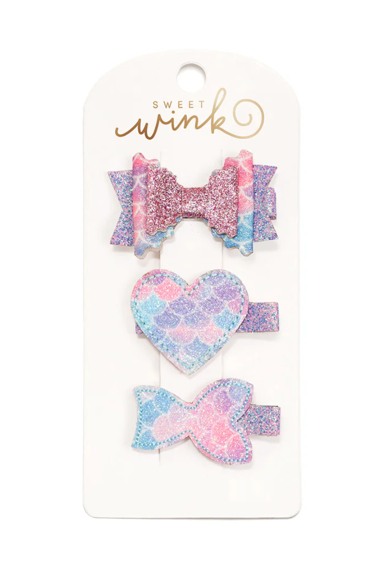 Mermaid Trio Bow Set