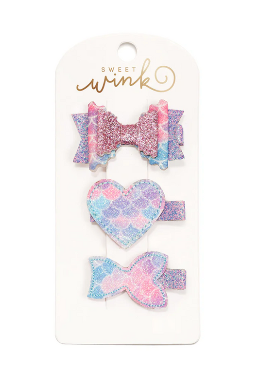 Mermaid Trio Bow Set
