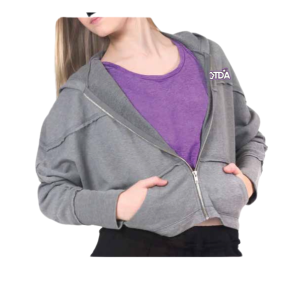 SOT Embroidered Zip Up Hoodie