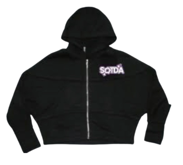SOT Embroidered Zip Up Hoodie