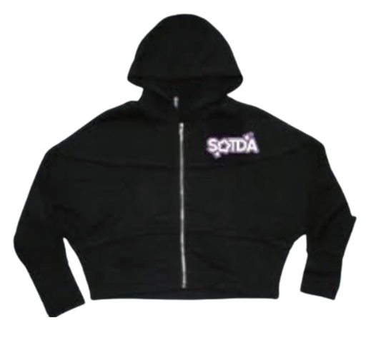 SOT Embroidered Zip Up Hoodie
