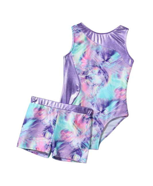 Leotard & Shorts Set